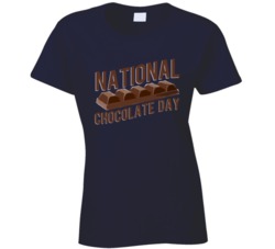 National Chocolate Day Fun Food Celebration T Shirt