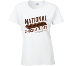National Chocolate Day October 28th Fun Food Celebration T Shirt