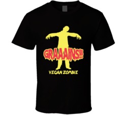 Funny Vegan Zombie Walking Dead Halloween T Shirt