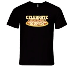 Celebrate National Pizza Month Fun October Food Celebration T Shirt