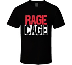 Rage Cage Drinking Game Distressed T Shirt
