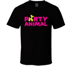 Party Animal Funny Partying Geek Bro T Shirt