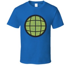 Captain Planet Symbol 90s Cartoon Distressed T Shirt