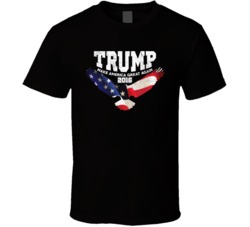 Trump 2016 Make America Great Presidential Election Worn Look T Shirt