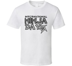 International Ninja Day Fun Celebration T Shirt