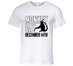 Monkey Day December 14th Fun Animal Celebration T Shirt