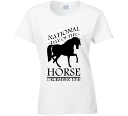 National Day Of The Horse December 13th Fun Equestrian Celebration T S