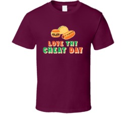Love Thy Cheat Day Funny Fitness Bodybuilding T Shirt