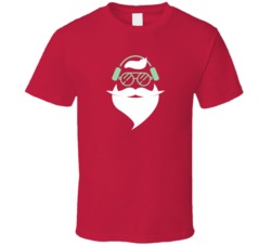 Cool Hip Hop Santa Funny Christmas Xmas T Shirt