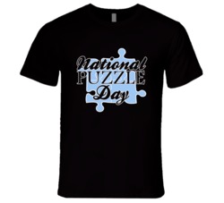 National Puzzle Day Fun Celebration T Shirt
