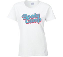 Booty Camp Funny Worn Look T Shirt