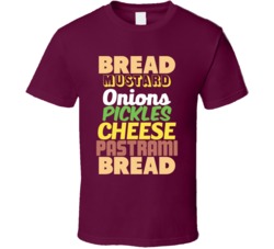 Pastrami Funny Sandwich T Shirt