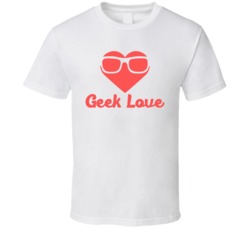 Geek Love Funny Nerd Heart Computers Gaming Science T Shirt