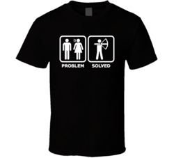 Problem Solved Archery Funny MGTOW Hobby Sports T Shirt