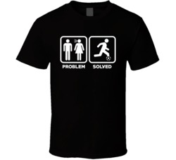 Problem Solved Soccer Funny MGTOW Sports T Shirt