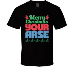 Merry Christmas Your Ass Funny Hate Xmas Grinch T Shirt
