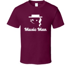 Music Man Funny Musician Symbols T Shirt