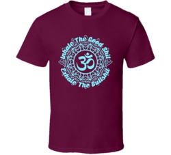 Inhale The Good Shit Exhale The Bullshit Funny Meditation Namaste T Sh