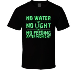 Gremlins 3 Rules Funny Monsters Movie Geek T Shirt