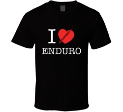 I Heart Enduro Funny Love Motocross Dirt Bike T Shirt