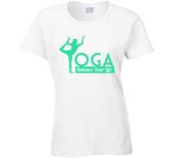Yoga Balance Your Life Fitness Fit Yogi T Shirt