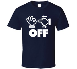 Fuck Off Funny Emoticon Emoji Geek T Shirt