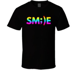 Smile Emoticon Text Funny Geek T Shirt