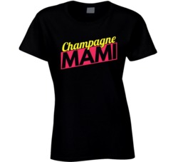 Champagne Mami Funny Boss Lady T Shirt