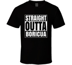 Boricua NY University College Straight Outta Graduation Parody Fan T S