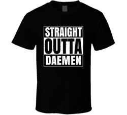 Daemen NY University College Straight Outta Graduation Parody Fan T Sh
