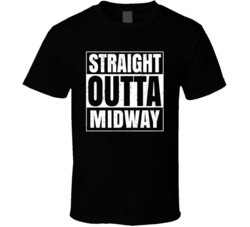 Midway KY University College Straight Outta Graduation Parody Fan T Sh