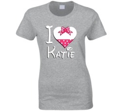 Katie Heart Love Boyfriend Girlfriend First Name Cute Valentines Gift 