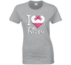 Aiden Heart Love Boyfriend Girlfriend First Name Cute Valentines Gift 