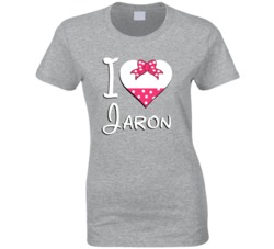 Jaron Heart Love Boyfriend Girlfriend First Name Cute Valentines Gift 