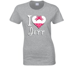 Jett Heart Love Boyfriend Girlfriend First Name Cute Valentines Gift T