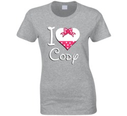Cody Heart Love Boyfriend Girlfriend First Name Cute Valentines Gift T