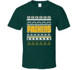 Green Bay Football Team Ugly Christmas Sweater Holiday Sports Fan Gift