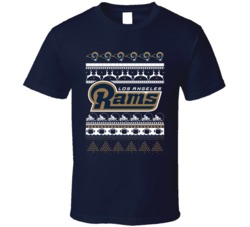 Los Angeles LA Football Team Ugly Christmas Sweater Holiday Sports Fan