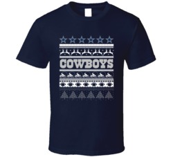 Dallas Football Team Ugly Christmas Sweater Holiday Sports Fan Gift T 