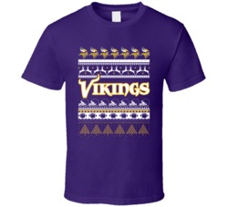 Minnesota Football Team Ugly Christmas Sweater Holiday Sports Fan Gift
