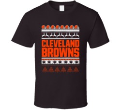 Cleveland Football Team Ugly Christmas Sweater Holiday Sports Fan Gift