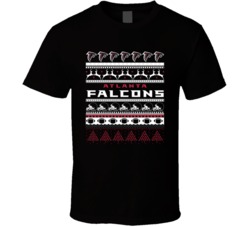 Atlanta Football Team Ugly Christmas Sweater Holiday Sports Fan Gift T