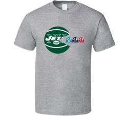 New York NYJ Division Champs Football Fan Video Game Parody T Shirt