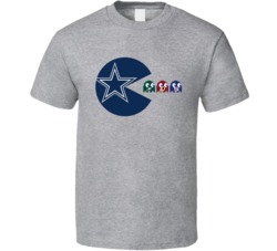 Dallas Division Champs Football Fan Video Game Parody T Shirt