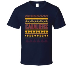 Cleveland Basketball Team Ugly Christmas Sweater Holiday Sports Fan Gi