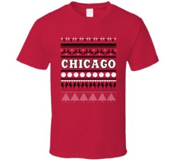 Chicago Basketball Team Ugly Christmas Sweater Holiday Sports Fan Gift
