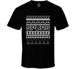 San Antonio Basketball Team Ugly Christmas Sweater Holiday Sports Fan 