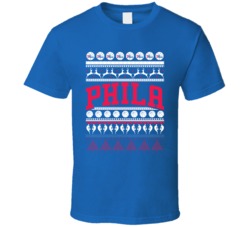 Philadelphia Basketball Team Ugly Christmas Sweater Holiday Sports Fan