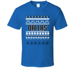 Dallas Basketball Team Ugly Christmas Sweater Holiday Sports Fan Gift 