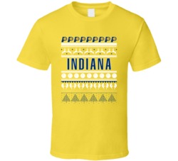 Indiana Basketball Team Ugly Christmas Sweater Holiday Sports Fan Gift